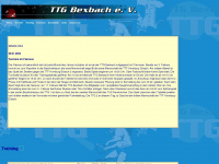 ttg-bexbach.de Webseite Vorschau
