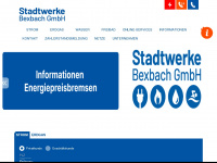 stadtwerke-bexbach.de Webseite Vorschau
