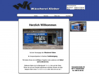 waescherei-kleber.de Webseite Vorschau