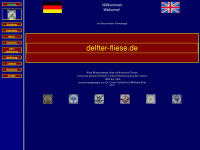 delfter-fliese.de Webseite Vorschau