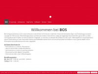 bos.at Webseite Vorschau
