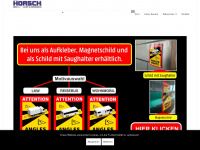 werbetechnik-horsch.de Webseite Vorschau