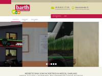 werbetechnik-barth.de Webseite Vorschau