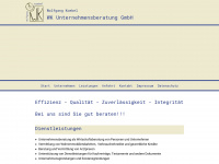 wk-unternehmensberatung.de Webseite Vorschau