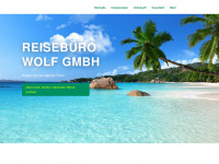 wolf-reisebuero.de Webseite Vorschau