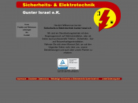 elektrotechnik-israel.de Webseite Vorschau