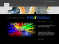 pw-sachsenlack.de Webseite Vorschau