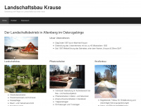 landschaftsbau-krause.de Webseite Vorschau