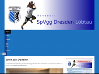 handball-loebtau.de Webseite Vorschau