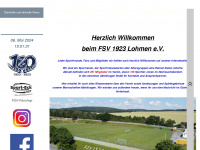 fsv1923lohmen.de Webseite Vorschau