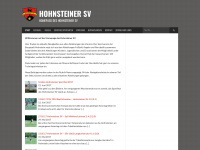 hohnsteiner-sv.de Webseite Vorschau