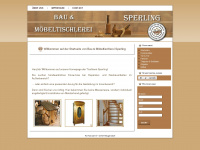 tischlermeister-sperling.de Webseite Vorschau