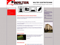 walterelektrotechnik.de Webseite Vorschau