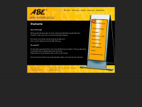 abe-werbung.de Webseite Vorschau