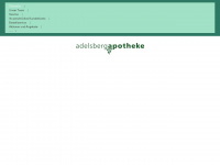 adelsberg-apotheke.de Webseite Vorschau
