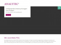 analytec.at Webseite Vorschau