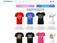 jga-shirts.de Webseite Vorschau