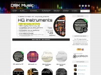 dskmusic.com Webseite Vorschau