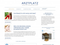 arztplatz.de Webseite Vorschau