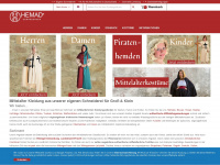 mittelalterliche-kleidung.com Webseite Vorschau