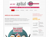 apikal.de Webseite Vorschau