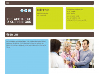apotheke-im-sachsenpark.de Webseite Vorschau