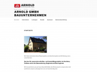 arnold-bau.com Webseite Vorschau