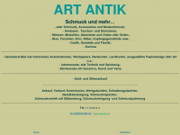 artantik.de Webseite Vorschau