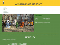 arnoldschule.de Webseite Vorschau
