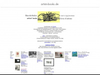 artists-books.de Webseite Vorschau