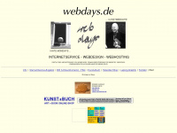 webdays.de Webseite Vorschau