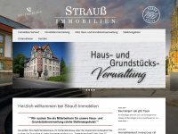 a-strauss-immobilien.de Webseite Vorschau