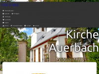 kirche-auerbach.de Webseite Vorschau