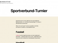 sportverbund-turnier.de Webseite Vorschau