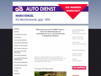 autodienst-kuenzel.de Webseite Vorschau