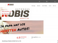 autohaus-nobis.de Webseite Vorschau