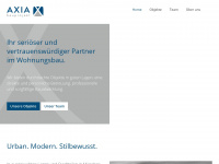 axia.de Webseite Vorschau