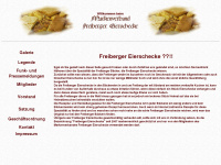 freiberger-eierschecke.de Webseite Vorschau