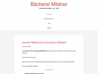 baeckerei-mildner.de Webseite Vorschau