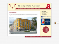 baeren-apotheke-auerbach.de Webseite Vorschau