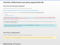 party-supermarkt.de Webseite Vorschau