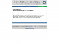 berliner-arbeitskreis.de Webseite Vorschau