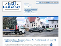 bau-geilsdorf.de Webseite Vorschau