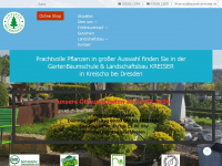 baumschule-kreiser.de Webseite Vorschau