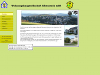 wbg-eibenstock.de Webseite Vorschau
