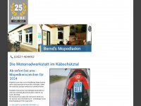 bernds-mopedladen.de Webseite Vorschau
