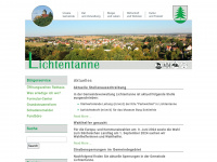 gemeinde-lichtentanne.de Webseite Vorschau