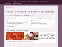 blumenhaus-brenner.de Webseite Vorschau
