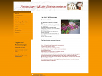 muehle-erdmannshain.de Webseite Vorschau
