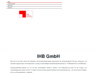 ihbgmbh.com Webseite Vorschau
